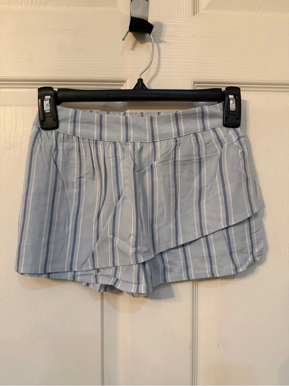 Kids Abercrombie & Fitch Light Blue Striped Top and Bottoms Set